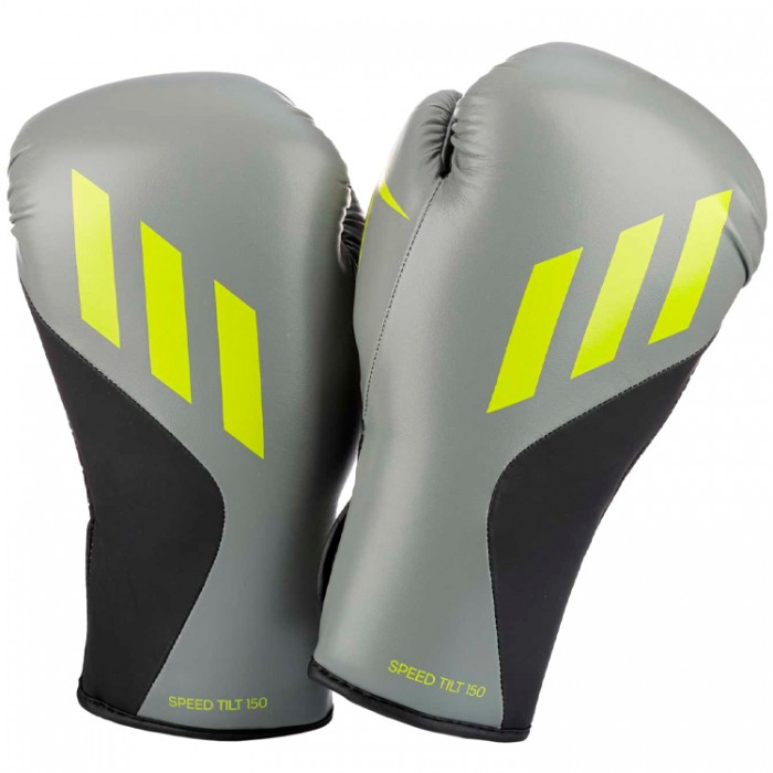 Перчатки для бокса Adidas Combat Speed tilt 150 SPD150TG-GRYGRN