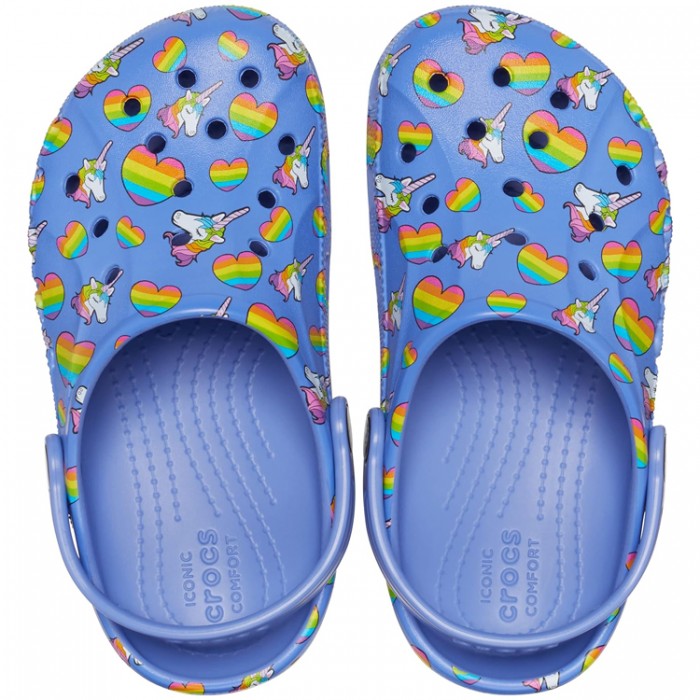 Slapi Crocs Baya Graphic Clog 2068144RV - imagine №3