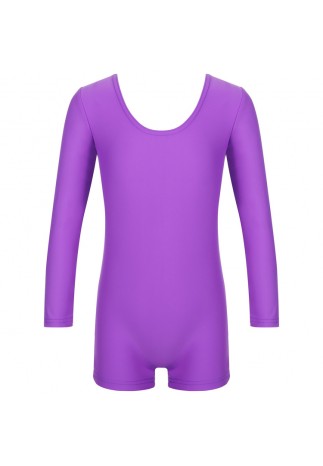 Costum p/u gimnastica Grace Dance Gymnastic leotard long sleeve with shorts