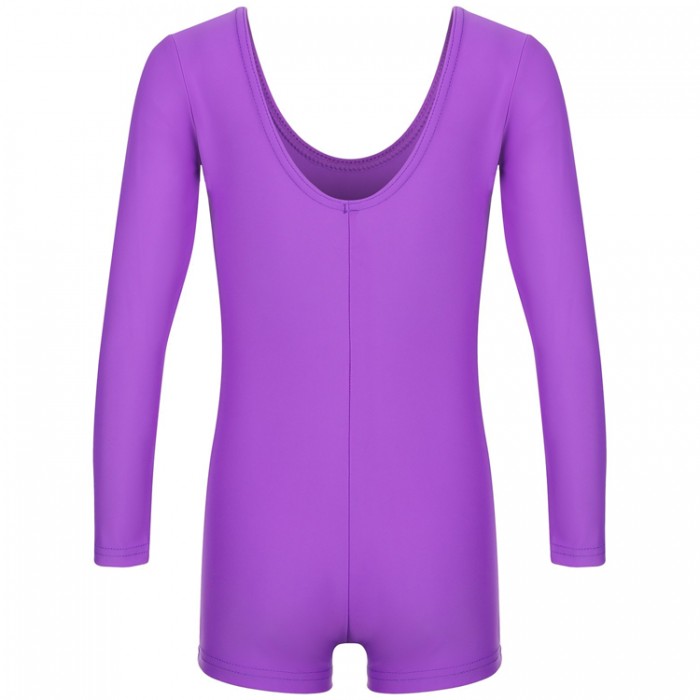 Costum p/u gimnastica Grace Dance Gymnastic leotard long sleeve with shorts 92472VT1 - imagine №4