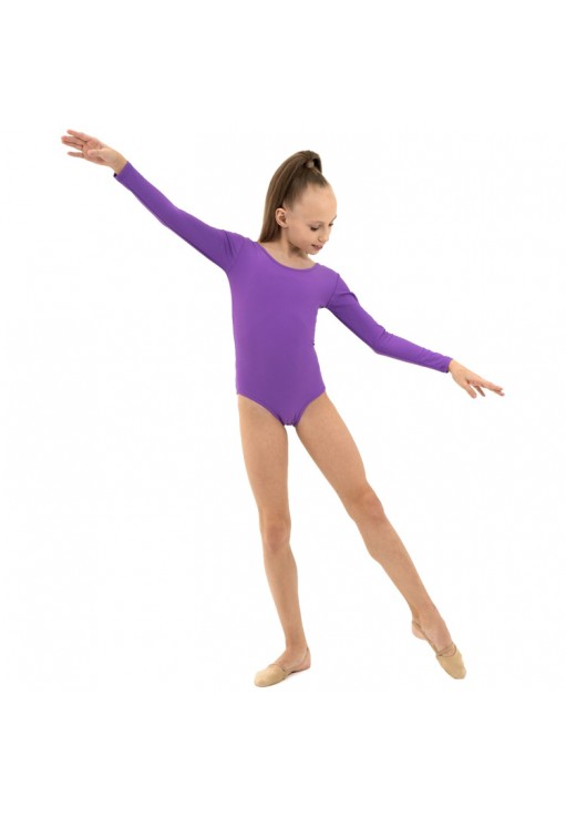 Costum p/u gimnastica Grace Dance Gymnastic leotard long sleeve