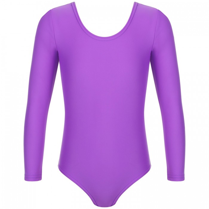 Costum p/u gimnastica Grace Dance Gymnastic leotard long sleeve 92473-VT1 - 2