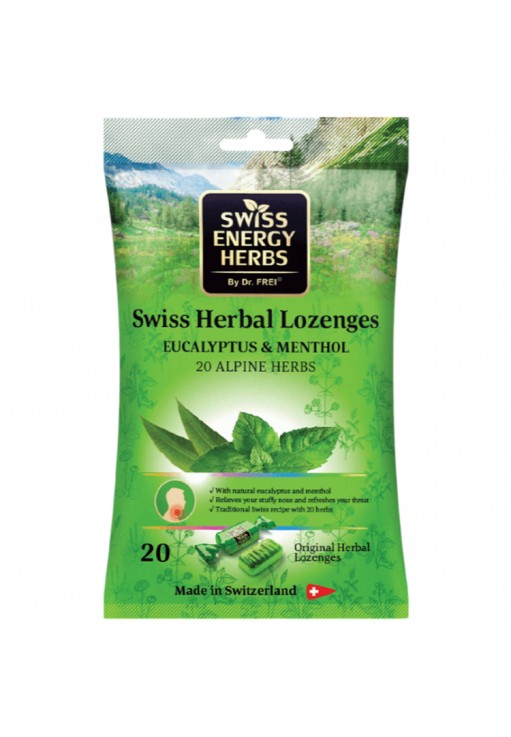 Витамины Swiss Energy 20 herbs EUCALIPT&MENTA