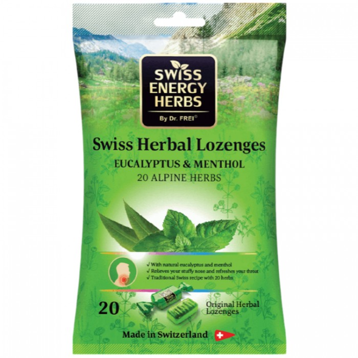 Vitamine Swiss Energy 20 herbs EUCALIPT&MENTA 20-HERBS-EUCALIPT-MENTA