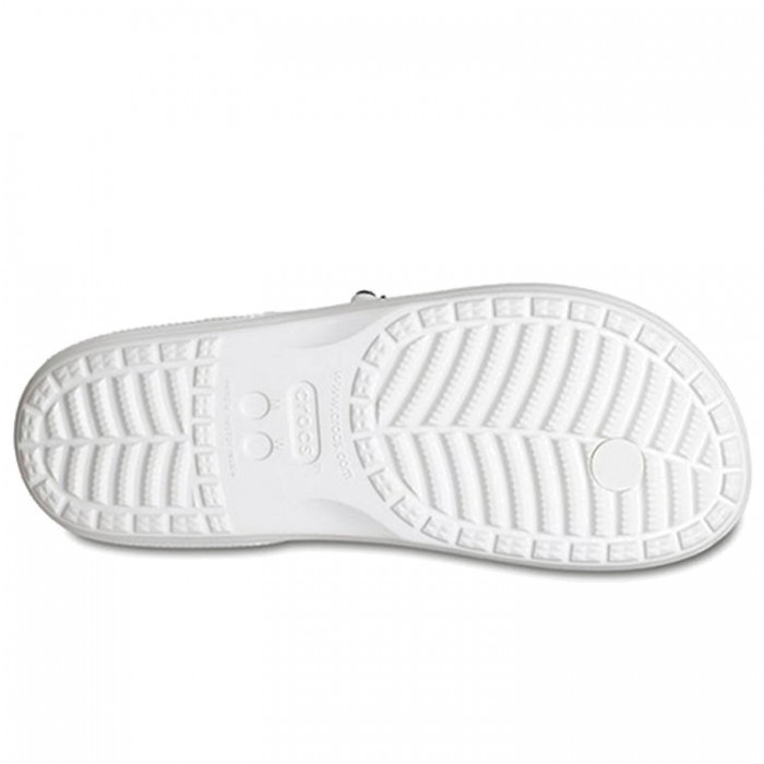 Шлепанцы Crocs Classic Flip 207713-WHITE - изображение №3
