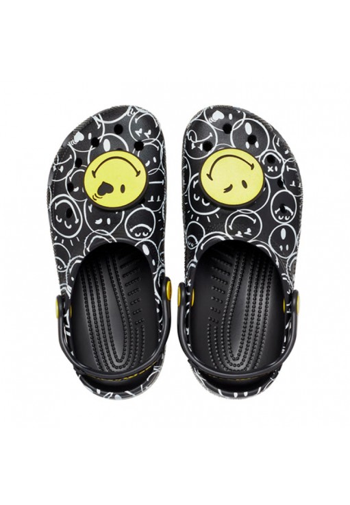 Шлепанцы Crocs 207971-BLACKMULTI