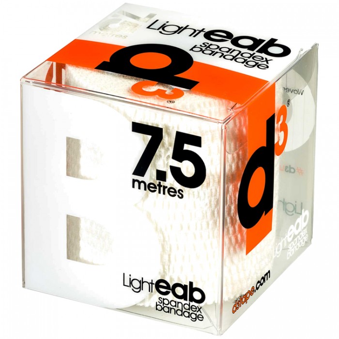 Тейп фиксирующий d3 Light EAB Spandex Bandage 75mm EABL07507WTR