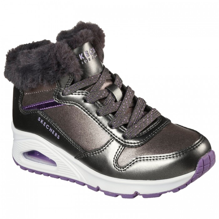 Ghete Skechers UNO -COZYON AIR 310518L-GUN - imagine №5