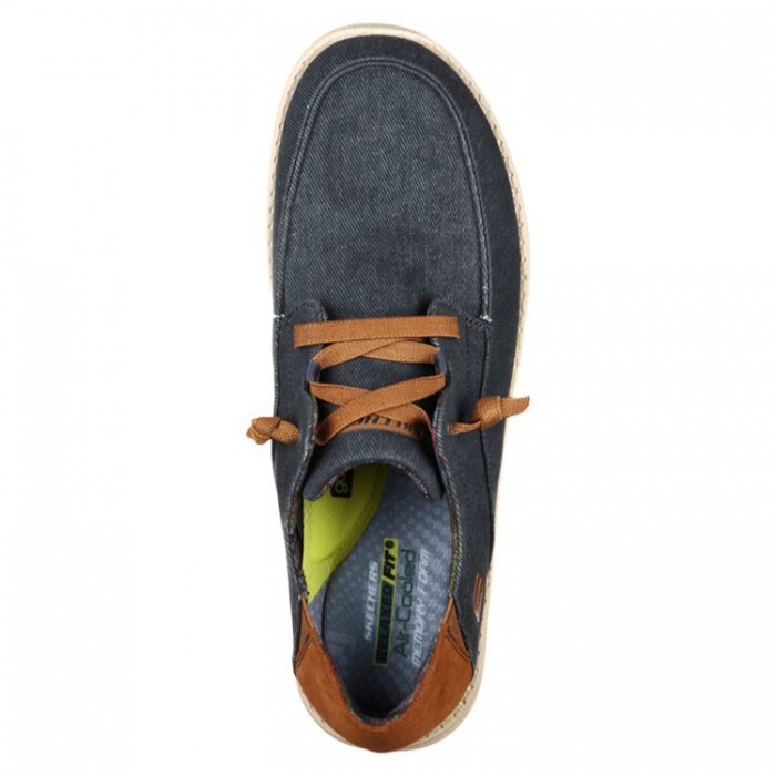 Кроссовки Skechers MELSON-PLANON 210116-NVY - 4