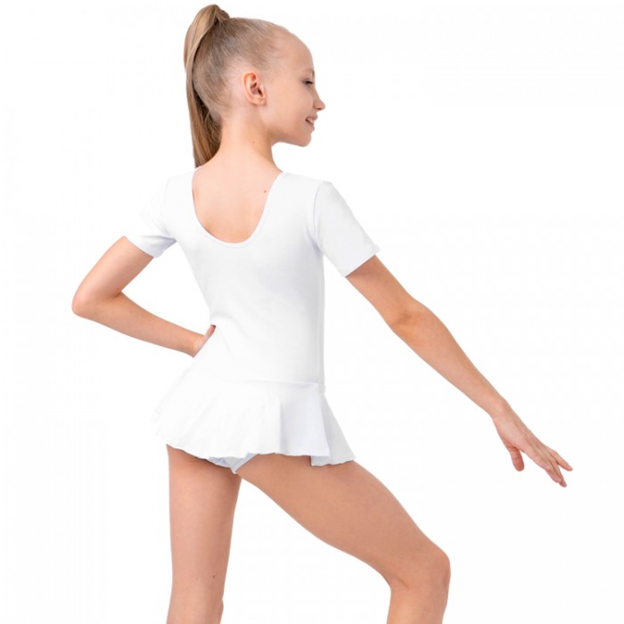 Купальник гимнастический Grace Dance Leotard 44293WH - изображение №4