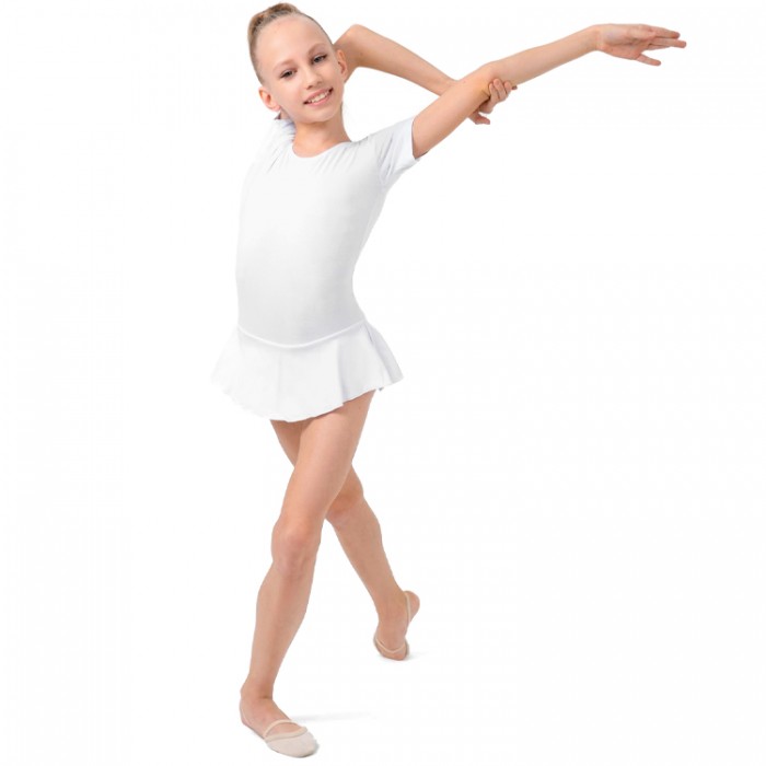 Купальник гимнастический Grace Dance Leotard 44293WH - изображение №5