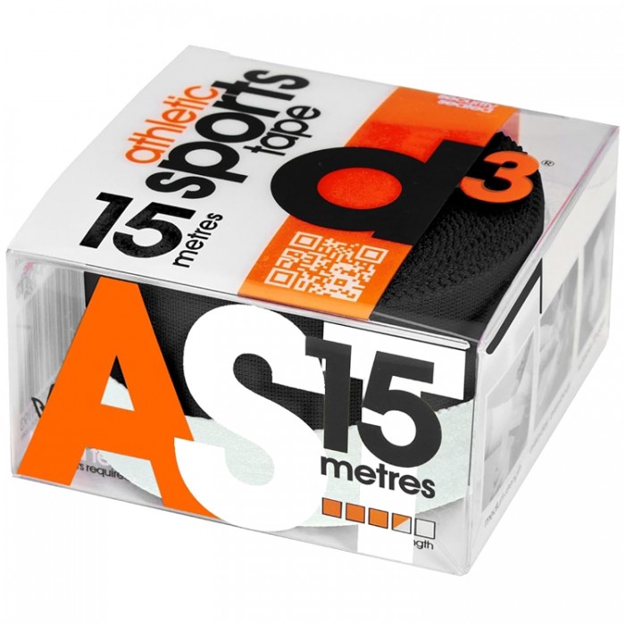 Banda sport d3 AST Athletic Strapping 25+12.5mm DualPK ASD03815BKWR