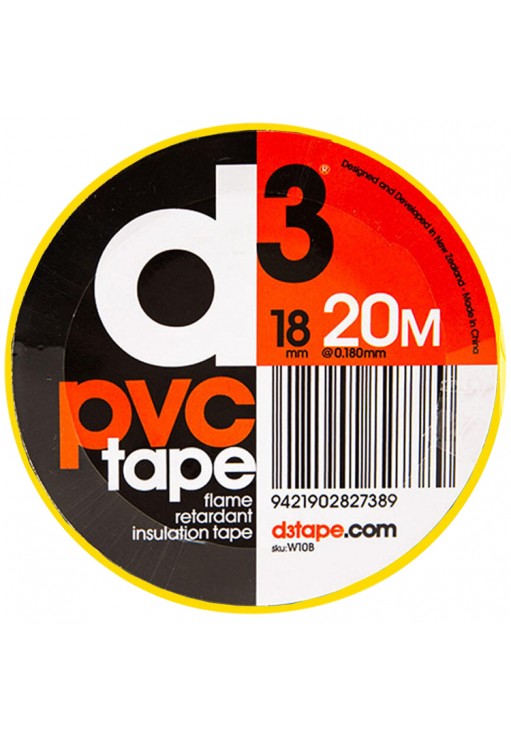 Лента ПВХ маркировочная d3 PVC Sports Tape 18mm