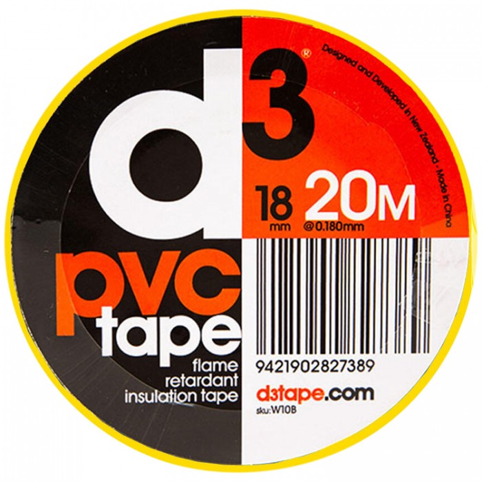 Лента ПВХ маркировочная d3 PVC Sports Tape 18mm PVC01820YWS