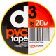 Лента ПВХ маркировочная d3 PVC Sports Tape 18mm PVC01820YWS