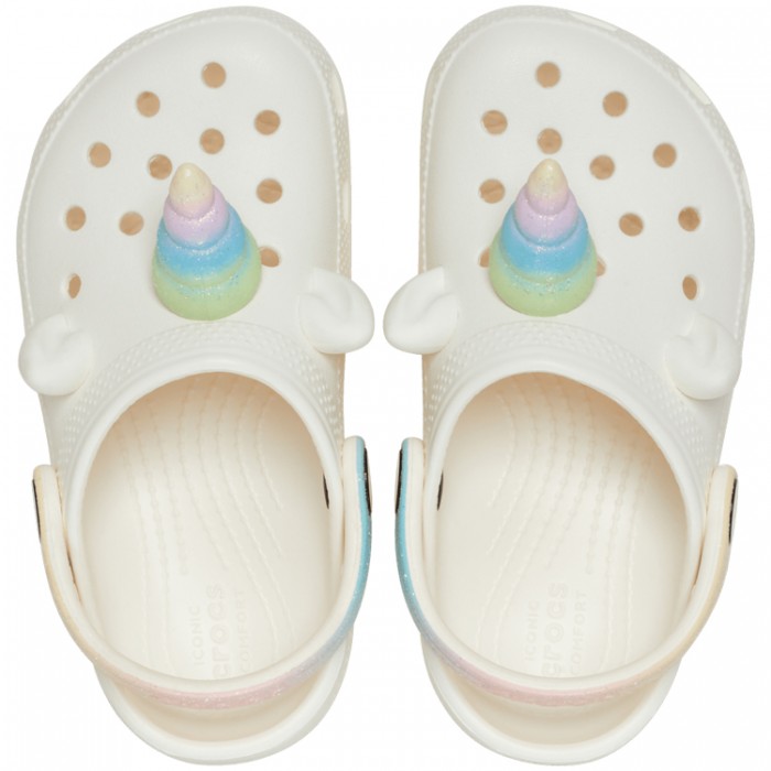Шлепанцы Crocs Classic IAM Rainbow Unicorn CgT 209701-0WV - 2