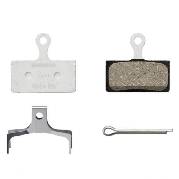 Тормозные дисковые колодки SHIMANO RESIN PAD W/O FIN (G05A-RX) EBPG05ARXA - 3