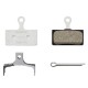 Тормозные дисковые колодки SHIMANO RESIN PAD W/O FIN (G05A-RX) EBPG05ARXA - 3