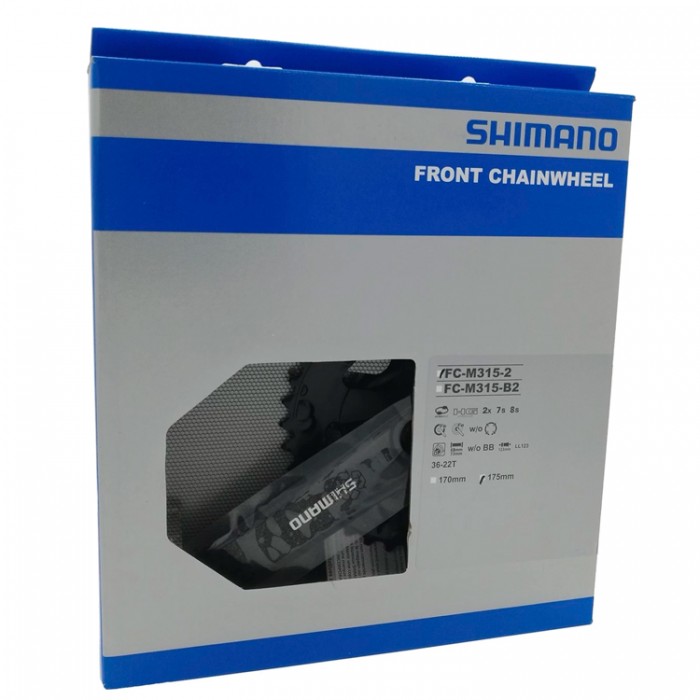 Tija SHIMANO FC-M315-2, FOR REAR 7/8-SPEED EFCM3152E62XL - 3