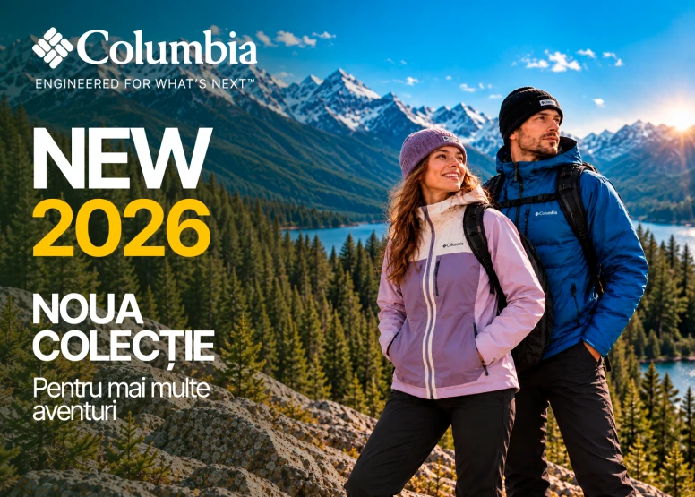 Noua colecție de toamnă Columbia la Sportlandia — haine și încălțăminte pentru femei și bărbați