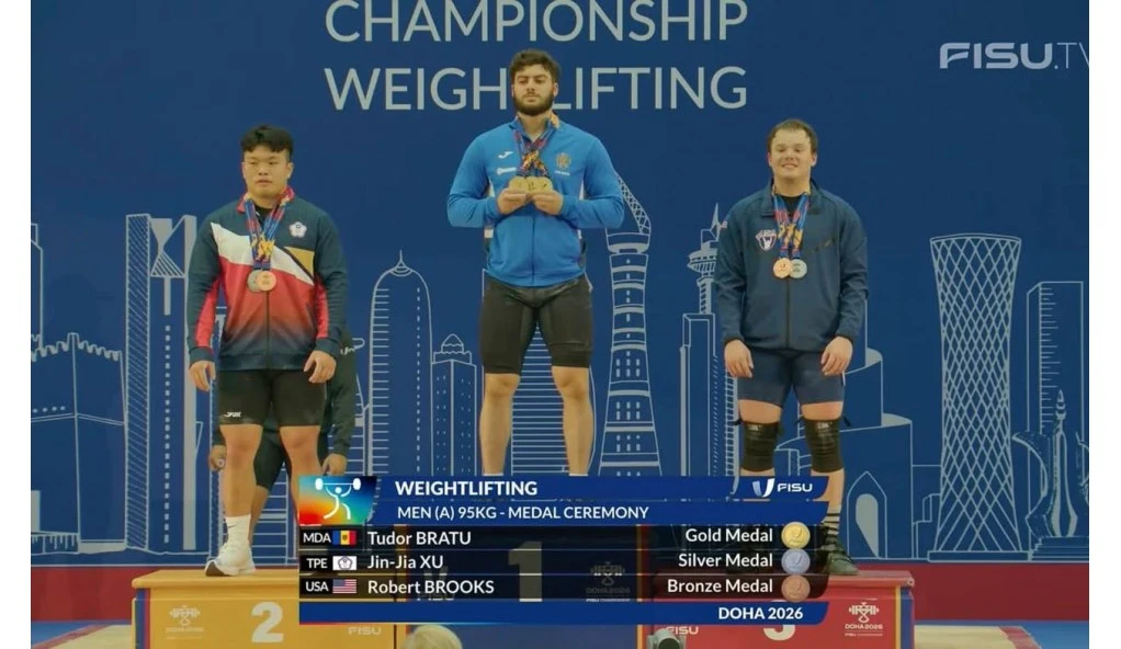 Tudor Bratu a cucerit trei medalii de aur la Campionatul Mondial FISU