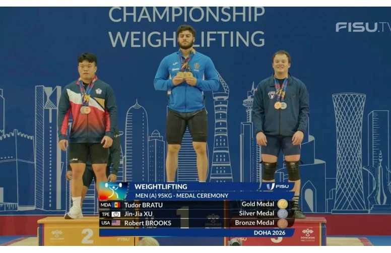 Tudor Bratu a cucerit trei medalii de aur la Campionatul Mondial FISU