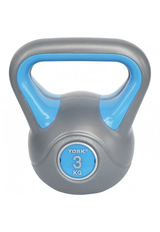 Greutate 3 kg YORK Vinyl Kettlebell