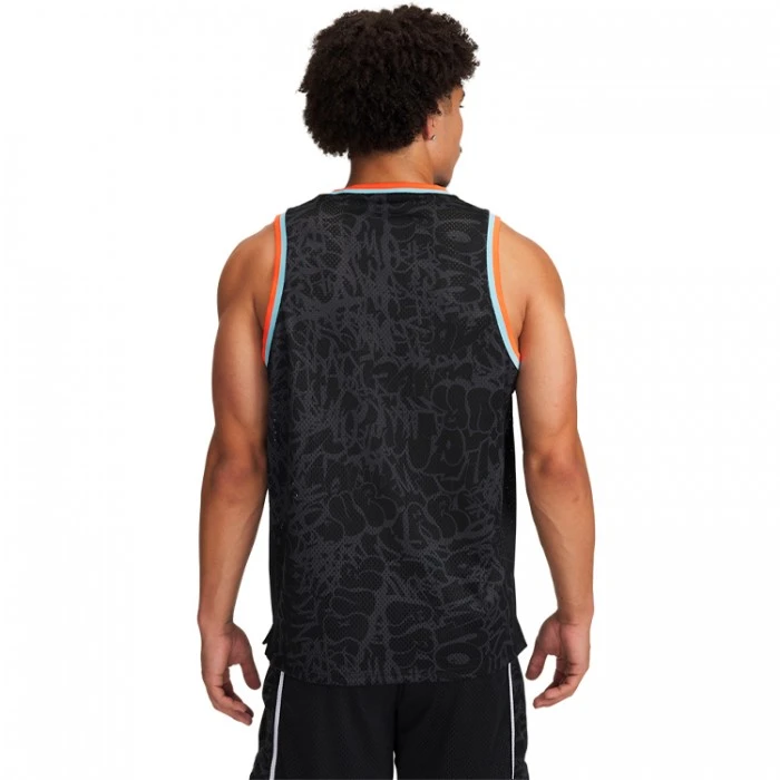 Maiou Under Armour Zone Pro Mesh Tank Printed - 2