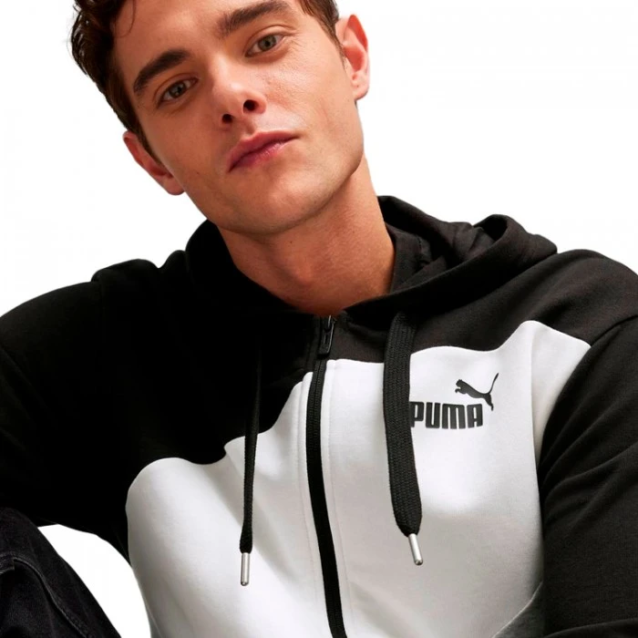 Hanorac Puma POWER Colorblock Full-Zip Hoodie TR - 5