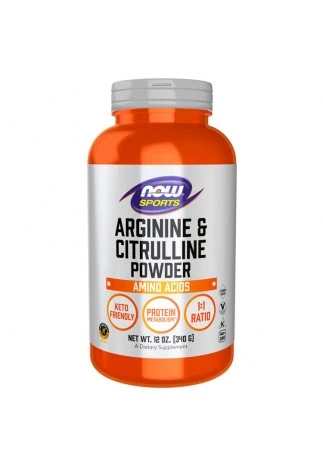 Аргинин и цитрулин Now Sports ARGININE & CITRULLINE POWDER  12 OZ