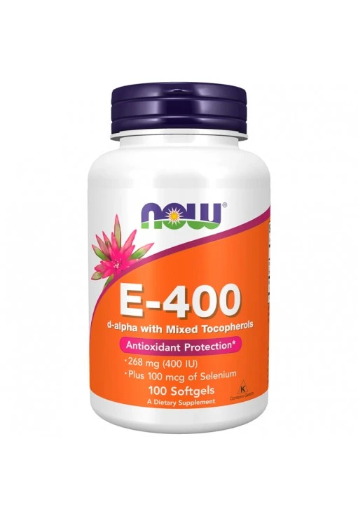 Vitamine Now Foods E-400, Mixed Tocopherols