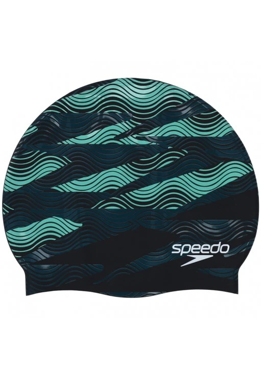 Casca de inot silicon Speedo SLOGAN PRT CAP AU/AF/AM