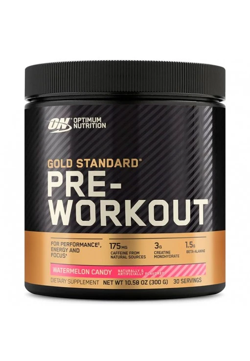 Предтренировочный комплекс Optimum Nutrition ON GS PRE-WORKOUT WATERMELON 300G