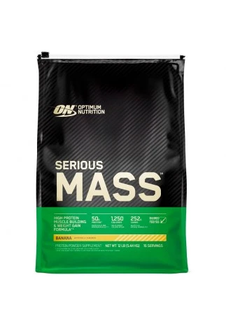 Gheiner Optimum Nutrition SERIOUS MASS BANANA 12LB