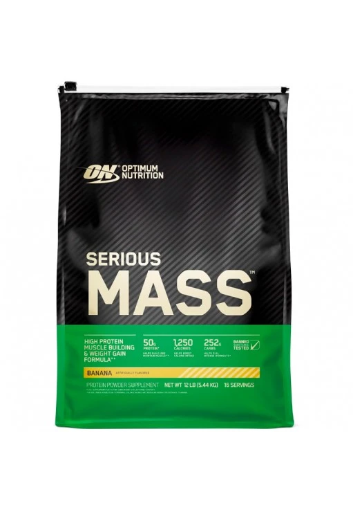 Гейнер Optimum Nutrition SERIOUS MASS BANANA 12LB