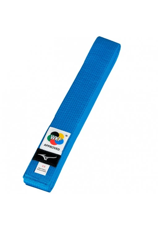 Curea p/u karate Mizuno WKF blue belt RB