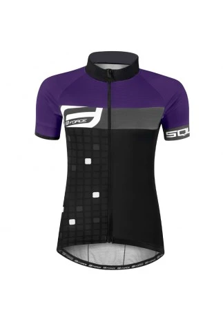 Tricou pentru ciclism Force F SQUARE LADY short sl