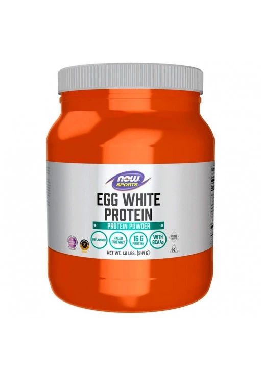 Proteina din ou Now Sports EGG WHITE POWDER  1.2 LBS