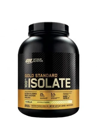 Изолят протеина Optimum Nutrition Gold Standard 100% Isolate Rich Vanilla 2.91lb
