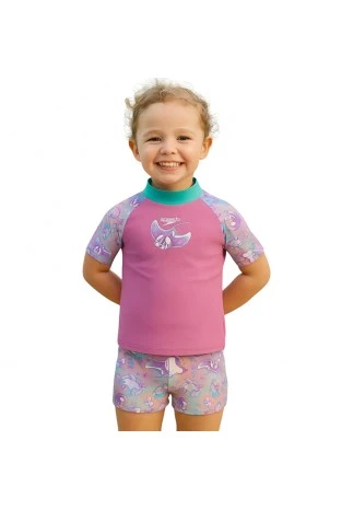 Костюм для плавания Speedo DIGI PT SS RASH TOP SET