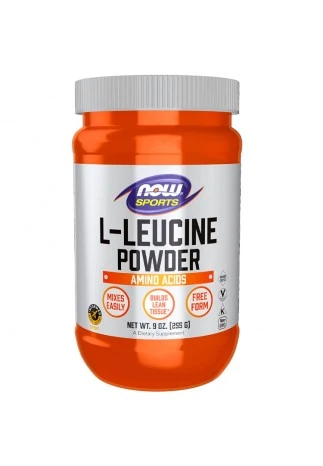 Аминокислоты Now Sports L-Leucine Powder, Builds Lean Tissue