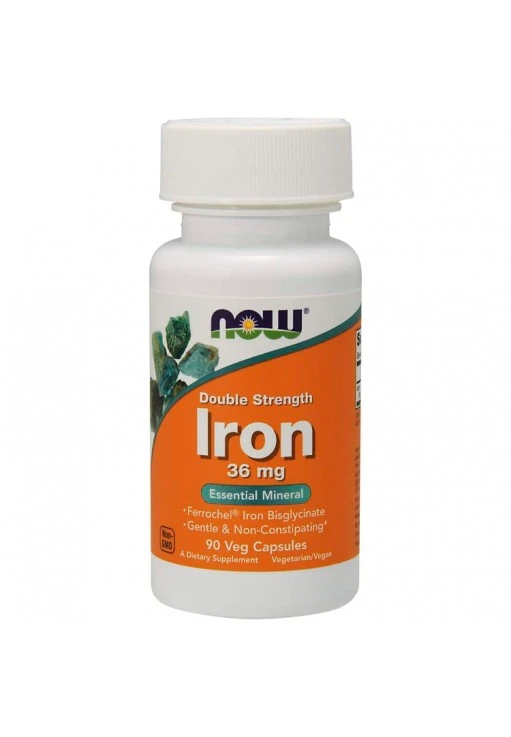 Vitamine Now Foods Iron Double Strength 36 mg