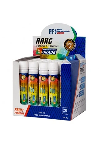 Arginina Balkan Pharmaceuticals AAKG L-ARGININE + L-ORNITHINE 1 SHOT liquid 25 ml