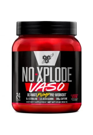 Предтренировочный комплекс BSN No xplode Vaso ultimate pump pre-workout Cherry Bomb 1.11lb\r\n