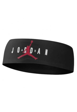 Banda pe cap Nike JORDAN FURY HEADBAND GRAPHIC BLACK/GYM RED/WHITE OSFM
