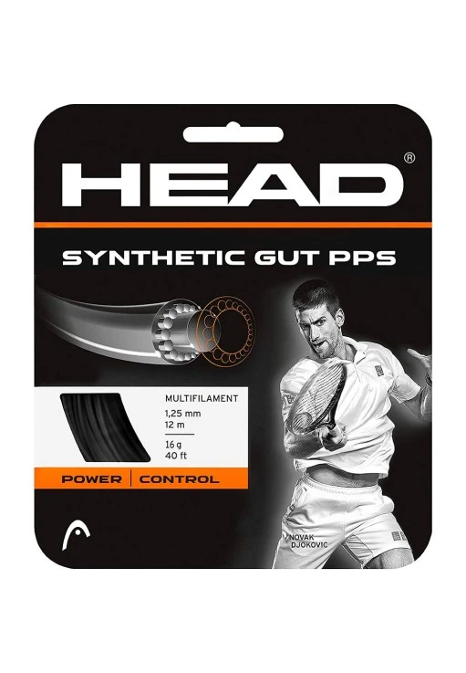 Струны тенисные HEAD SYNTHET GUT PPS BK16