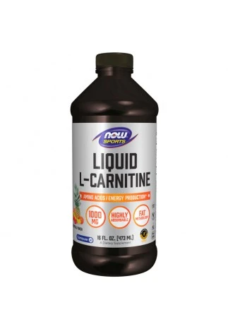 Карнитин Now Sports L-Carnitine Liquid, Tropical Punch
