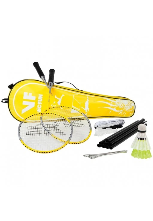 Set pentru badminton cu fluturas husa si plasa inSPORTline Victor 179500