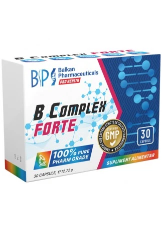 Vitamine Balkan Pharmaceuticals B COMPLEX BP FORTE capsules N30