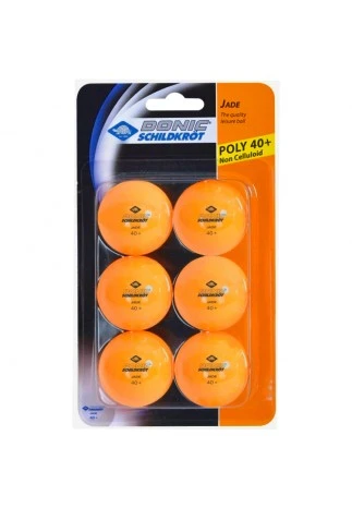 Set mingi p/u tenis de masa 6 buc Donic DONIC JADE 40+ ORANGE